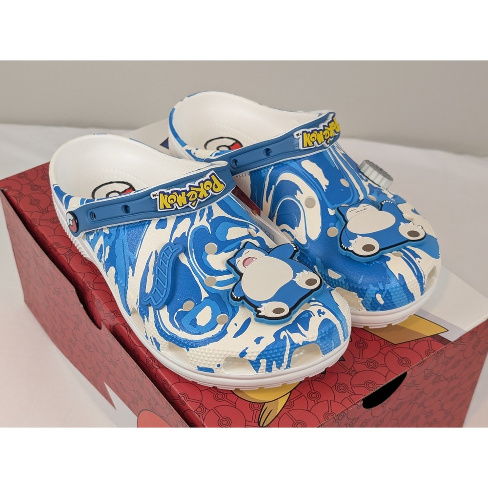 Crocs Pokemon Snorlax Classic Clog Men's Size‎ 8 Women's 10 New With Box